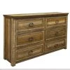 Rustic Furniture Depot Riverwalk Dresser Dressers