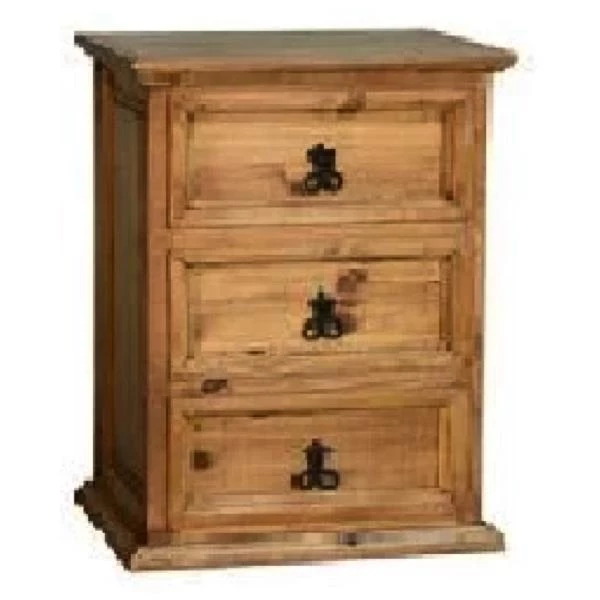 Rustic Accessories 3 Drawer Nightstand Nightstands 3 Rustic Accessories 3 Drawer Nightstand Nightstands
