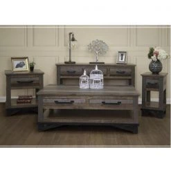 Rustic Furniture Depot Loft Coffee Table Set Coffee Table Sets