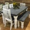 Rustic Furniture Depot Dining Room Sets 6' Slate Table Set