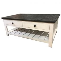 Rustic Furniture Depot Slate Canyon Coffee Table Coffee Tables