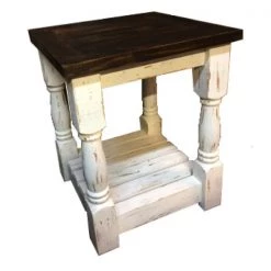 Rustic Furniture Depot Prairie End Table End Tables
