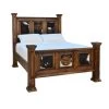 Rustic Accessories Cowhide Dark Oasis Bed Beds