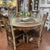 Rustic Accessories Cabana Round Dining Set
