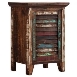 Rustic Furniture Depot Cabana Shutter Nightstand