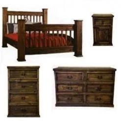 Rustic Accessories Lodge Bedroom Set Bedroom Sets