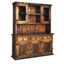 Rustic Furniture Depot Ponderosa 3 Door Hutch