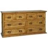 Rustic Accessories Medium 8 Drawer Dresser Dressers