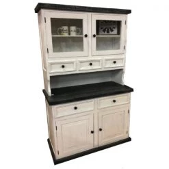 Rustic Furniture Depot Slate 2 Door Hutch