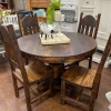 Rustic Accessories Dining Room Sets Ponderosa Round Dining Set 1 Rustic Accessories Dining Room Sets Ponderosa Round Dining Set