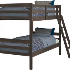 RusticHome-Furniture Rustic Mocha Twin/Twin Bunkbeds