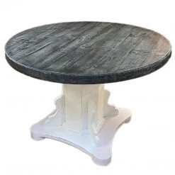 Rustic Furniture Depot Slate Round Dining Set