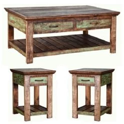 Rustic Accessories Cabana Coffee Table Set