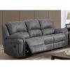 RusticHome-Furniture Charcoal Gray Sofa