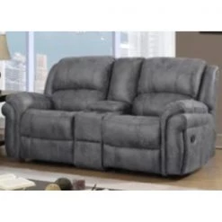 RusticHome-Furniture Charcoal Gray Loveseat