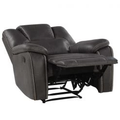 Rustic Furniture Depot Charcoal Recliner Recliners