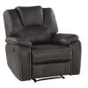 Rustic Furniture Depot Charcoal Recliner Recliners