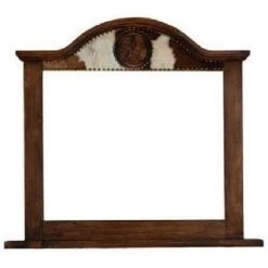 Rustic Accessories Cowhide Mirror