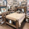 Rustic Furniture Depot Cowhide Bedroom Set Bedroom Sets
