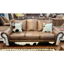 RusticHome-Furniture Cowhide Sofa Sofas