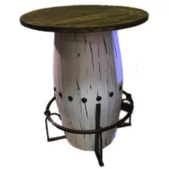 Rustic Furniture Depot Gatlinburg Barrel Pub Table