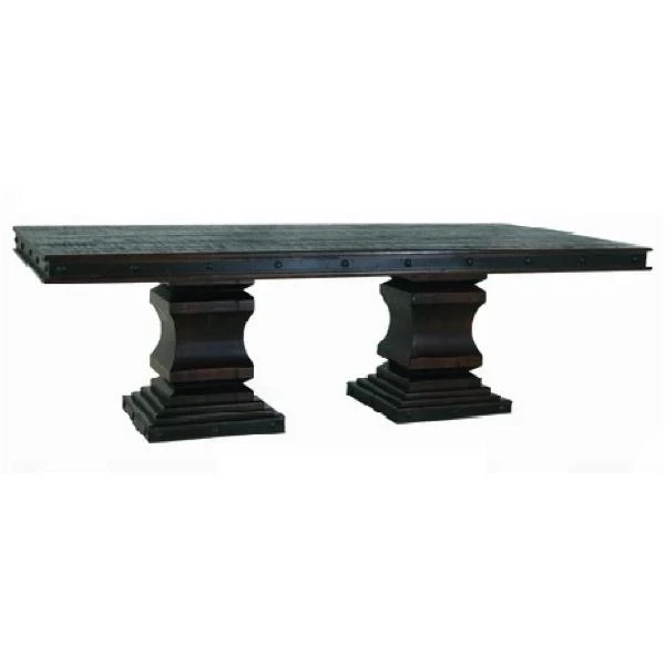 Rustic Accessories Grand Hacienda 8' Pedestal Table 3 Rustic Accessories Grand Hacienda 8' Pedestal Table