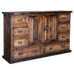 Rustic Accessories Ponderosa Large Dresser Dressers