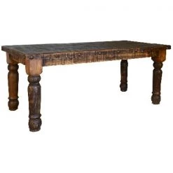 Rustic Accessories Dining Room Sets Ponderosa 6' Dining Set