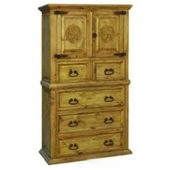 Rustic Accessories Large Star Storage Chest