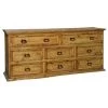 Rustic Accessories X-Large 8 Drawer Dresser Dressers