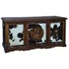 Rustic Accessories Cowhide Executive Desk 1 Rustic Accessories Cowhide Executive Desk