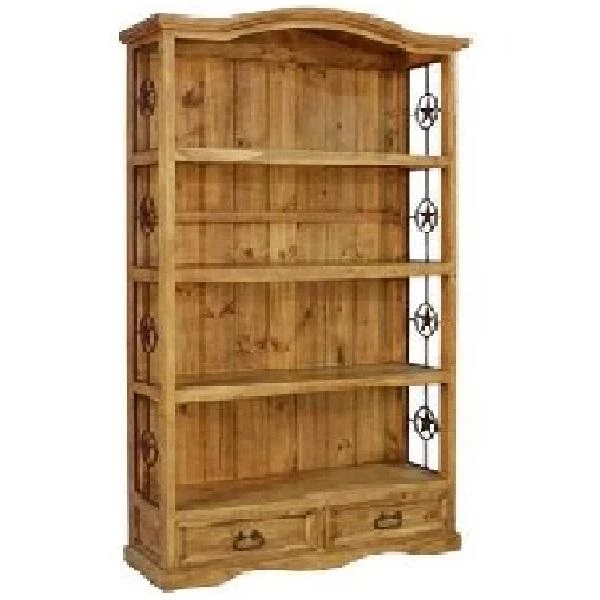 Rustic Accessories Star Bookcase 3 Rustic Accessories Star Bookcase