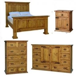 Rustic Accessories Bedroom Sets Madrid Bedroom Set