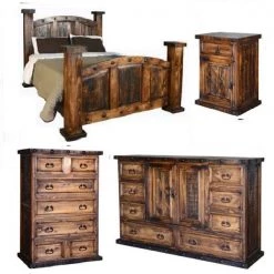 Rustic Accessories Nevada Bedroom Set Bedroom Sets