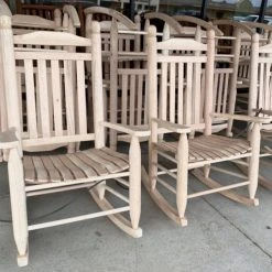 RusticHome-Furniture Oak Single Rocker Outdoor Furniture
