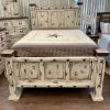 RusticHome-Furniture Oldie White Bed Beds