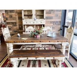 RusticHome-Furniture Olde White Dining Set Dining Room Sets