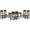 Rustic Accessories Dining Room Sets Ponderosa 6' Dining Set 2 Rustic Accessories Dining Room Sets Ponderosa 6' Dining Set