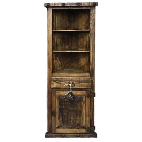 Rustic Accessories Ponderosa Corner Hutch 3 Rustic Accessories Ponderosa Corner Hutch