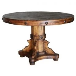 Rustic Accessories Tables Ponderosa Round Table