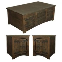 Rustic Accessories Coffee Table Sets Rivera Coffee Table Set