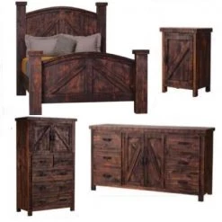 Rustic Furniture Depot Southfork Bedroom Set
