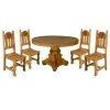 Rustic Accessories Dining Room Sets Round Star Table Set