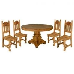 Rustic Accessories Dining Room Sets Round Star Table Set