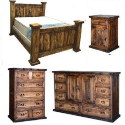 Rustic Accessories Ruidosa Bedroom Set
