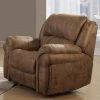 RusticHome-Furniture Saddle Recliner