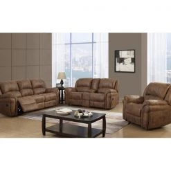 RusticHome-Furniture Saddle Sofa Set
