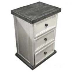Rustic Furniture Depot Nightstands Slate Nightstand