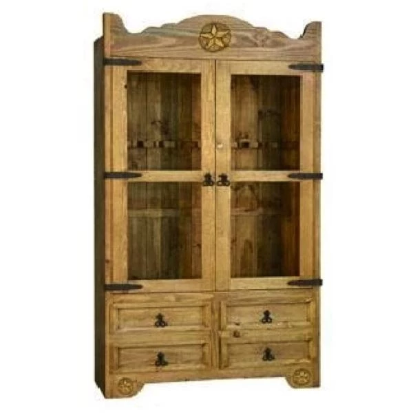 Rustic Accessories Armoires Star Gun Cabinet 3 Rustic Accessories Armoires Star Gun Cabinet