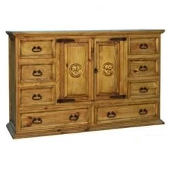 Rustic Accessories Large Star Mansion Dresser Dressers